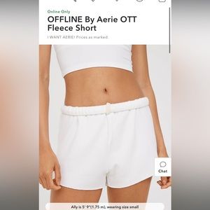 Aerie offline ott fleece short